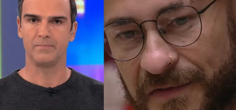 Tadeu Schmidt explode com Fred no Jogo da Discórdia: “O jogo não é para você”