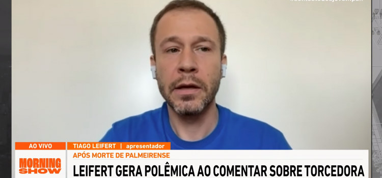 Brasil pararia o campeonato se fosse um país sério, diz Leifert sobre morte de torcedora do Palmeiras