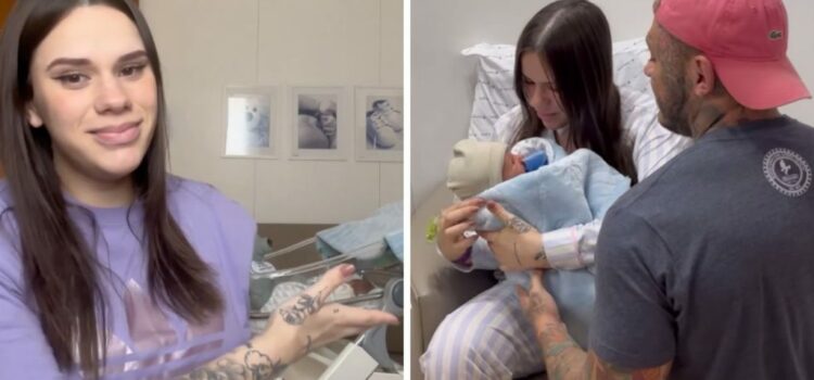 De alta da maternidade, namorada de Toguro se emociona: ‘Renasci’