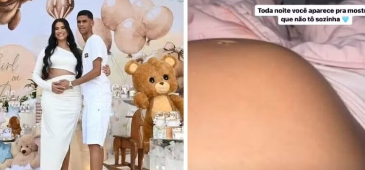 Após ensaio de volta, grávida de Luva de Pedreiro desabafa e diz estar sozinha no fim da gravidez