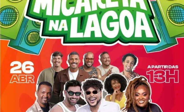 Micareta da Lagoa acontece neste domingo (26) com grandes atrações em Feira de Santana; confira