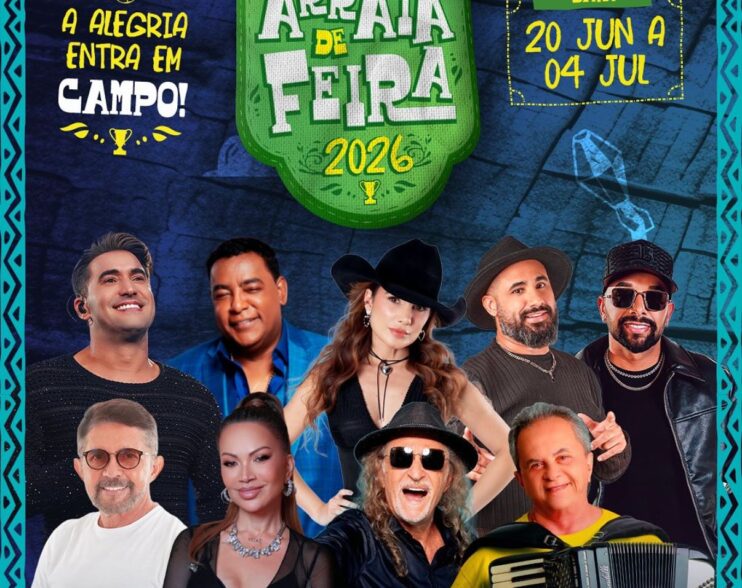 Raça Negra, Solange e Flávio José são atrações do São João de Feira de Santana; confira a programação