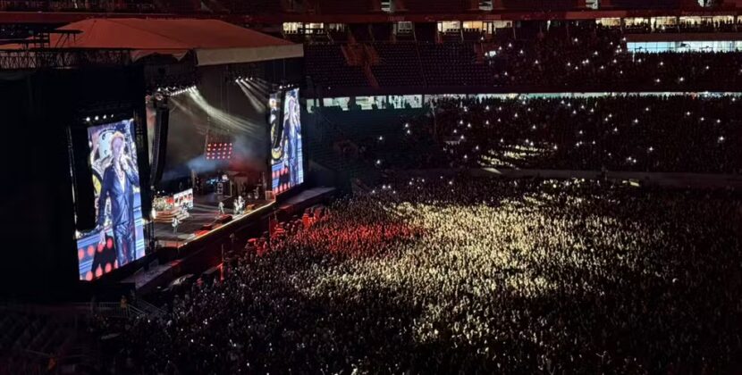 Clássicos e mistura de gerações: Guns N’ Roses reúne 40 mil pessoas em Salvador